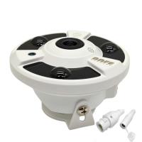 BAFF IP-5511 5MP 1.8MM DOME PoE Dahili Mikrofo Balık Gözü 